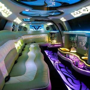 Interior of the Jet Door Limo
