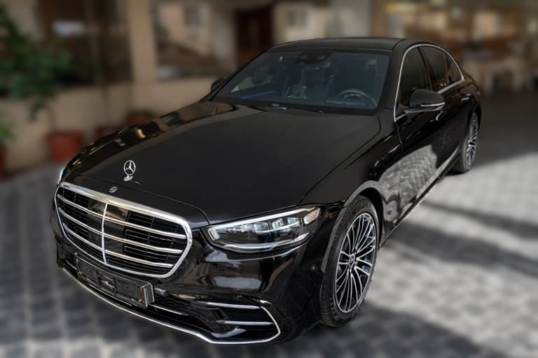 Chauffeur-driven Mercedes S-Class in Beirut, Lebanon