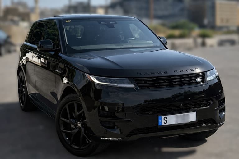 Sleek Black Ranger Rover Sport 2025 in Beirut City parking
