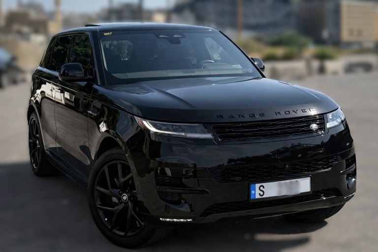 Sleek Black Ranger Rover Sport 2025 in Beirut City parking